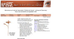 Desktop Screenshot of enfantsdegomel.com